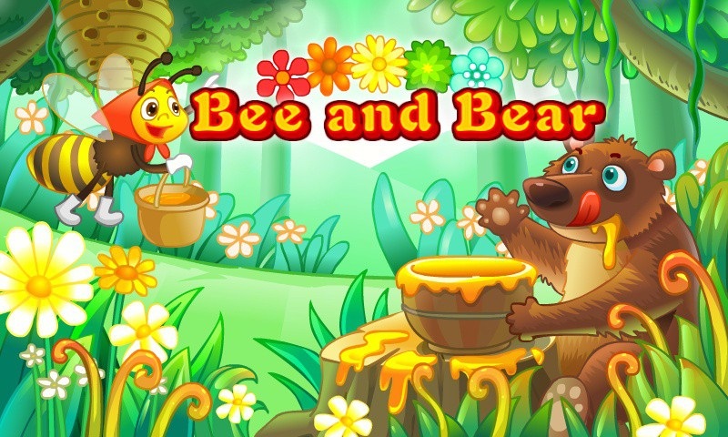 Включи игру пчела. Bear and Bee игра. Игра про пчелу. Игра пчелы и медвежата. Игра про пчел три в ряд.