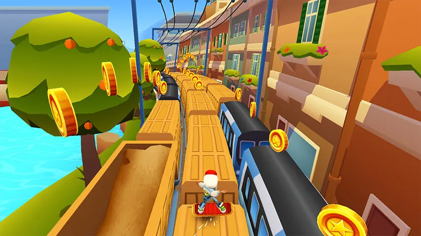 Play Subway Surf  Free Online Games. KidzSearch.com